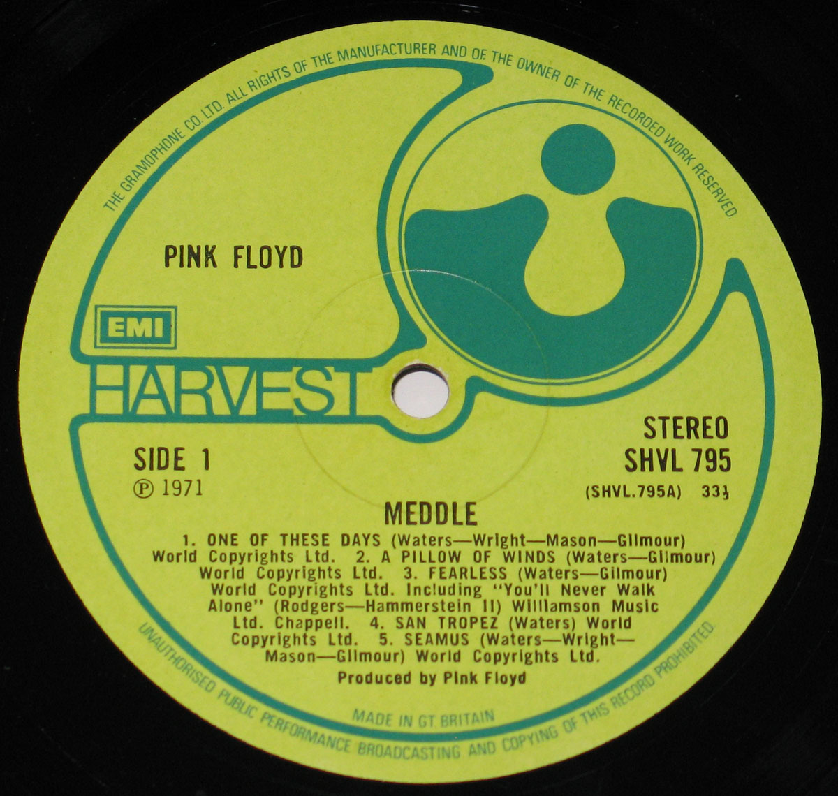 High Resolution Photo #6 PINK FLOYD Meddle UK1 